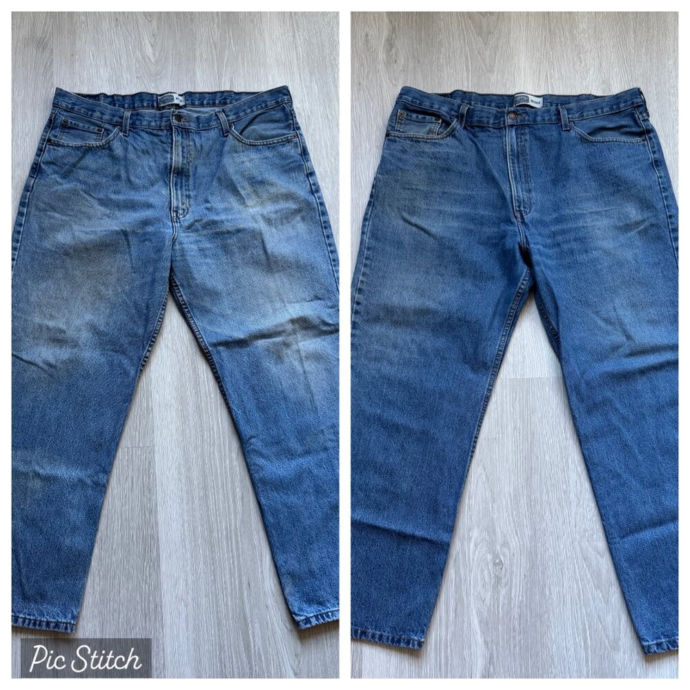 Bundle Lot Mens 42 x 30 Levi's Signature Relaxed Fit Medium Blue Denim Jeans